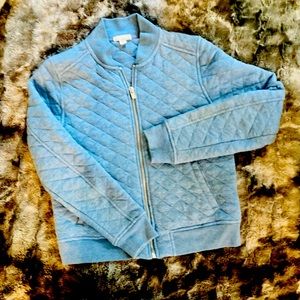 Gap Quilted Bomber Jacket | Chambray